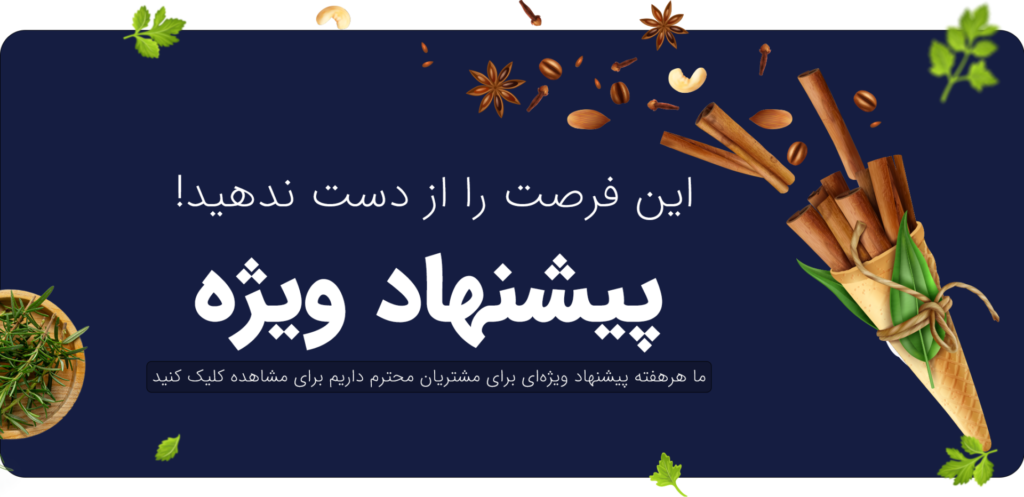 پیشنهاد ویژه سایت