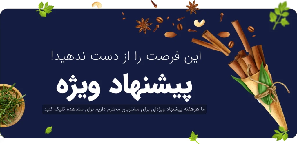پیشنهاد ویژه سایت